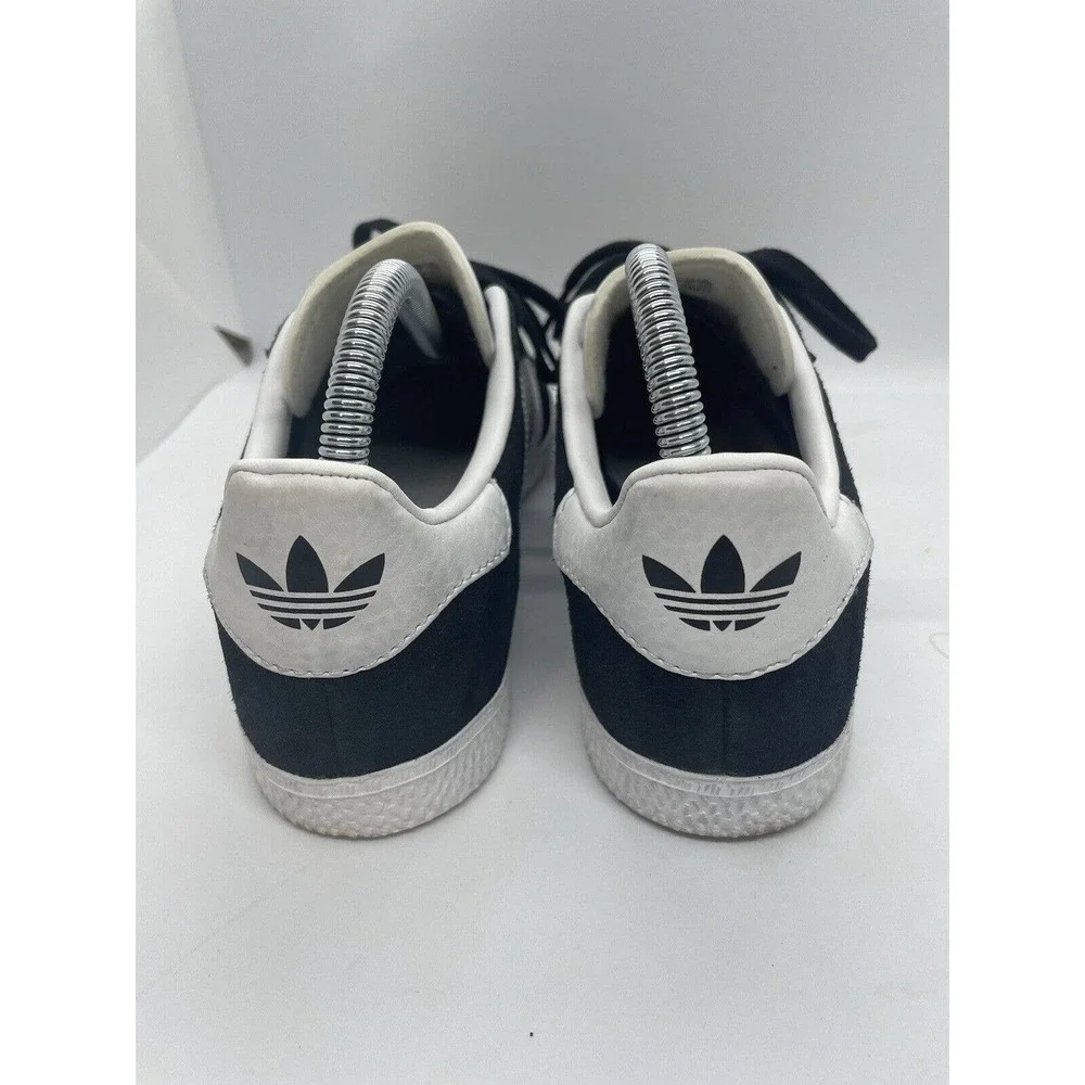 Boys' Girls' Big Kids Youth Adidas Gazelle J Shoes Size 4.5 Suede Black - Picture 4 of 8